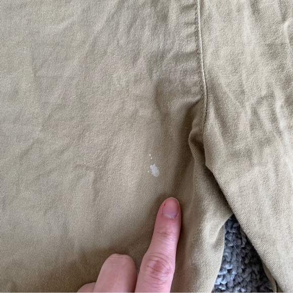 Children's Place Boys Uniform Stretch Chino Shorts Flax Color Size 14 Husky - Picture 7 of 7